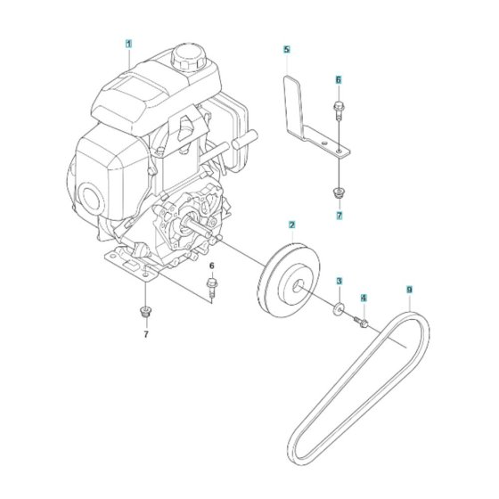Engine Assembly for Husqvarna
