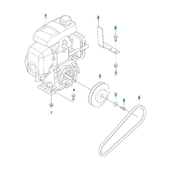 Engine Assembly for Husqvarna