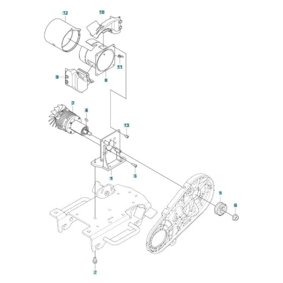 Motor Assembly for Husqvarna