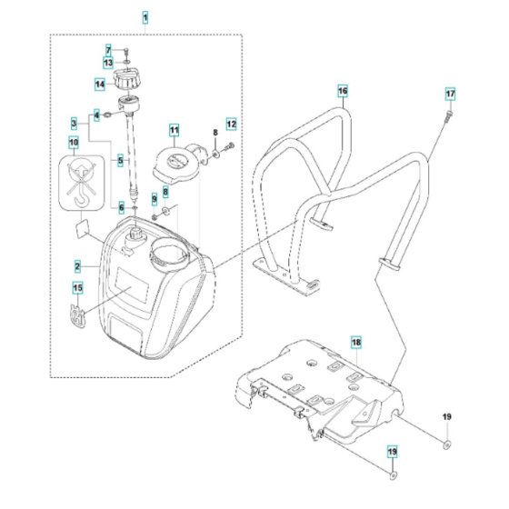 Engine Plate & Water Tank