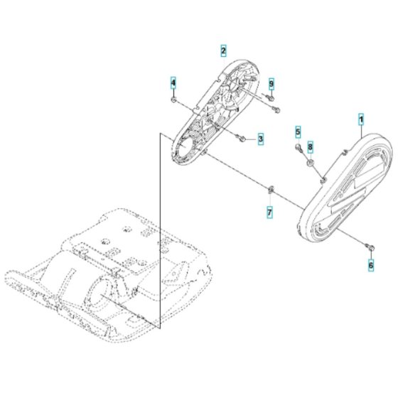 Belt Guard for Husqvarna LF 75 L