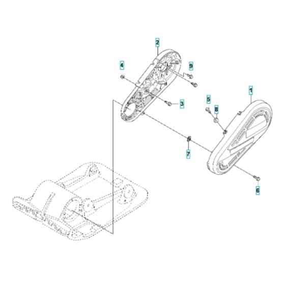 Belt Guard for Husqvarna LF 80 L