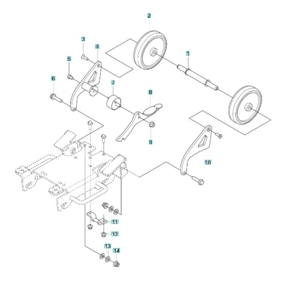 Transport Assembly for Husqvarna