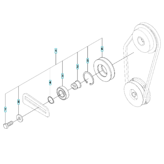 Belt Tightener for LG 164