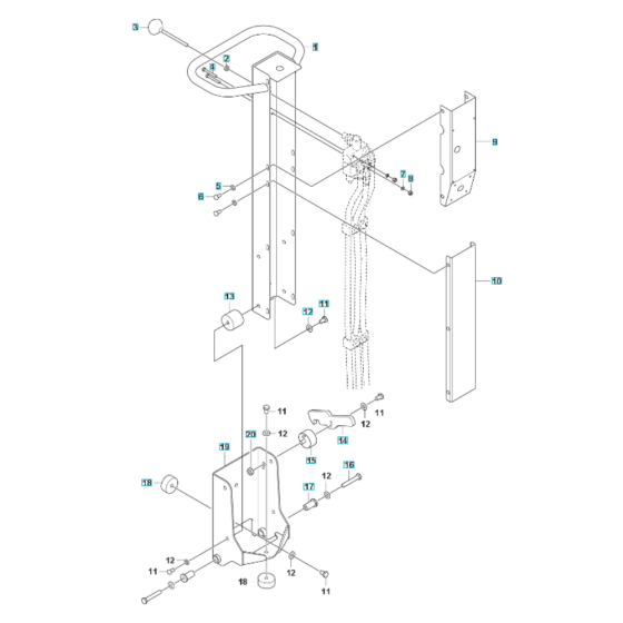 Handle Assembly for LG 200