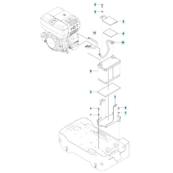 Battery Assembly for LG 204