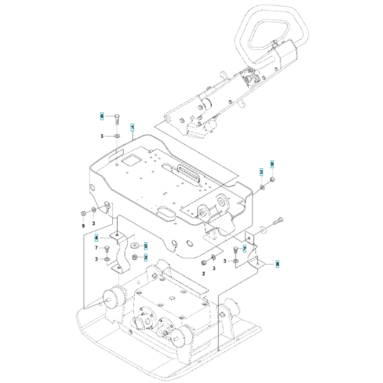 Engine Plate Assembly for LG 204
