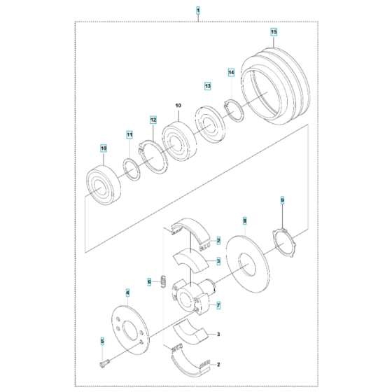 Clutch Assembly for LG 504