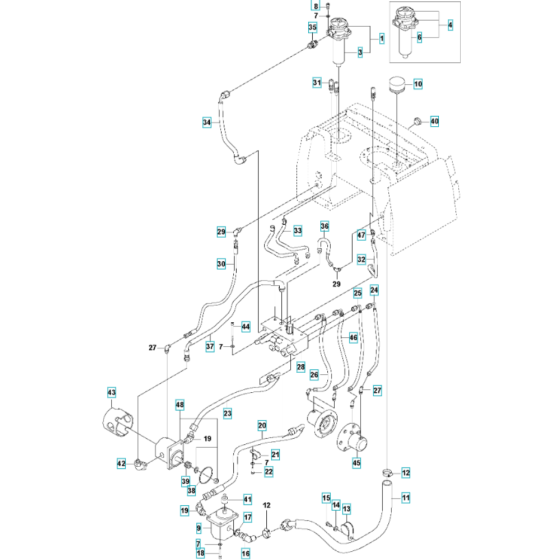 Hydraulic System for LH 804