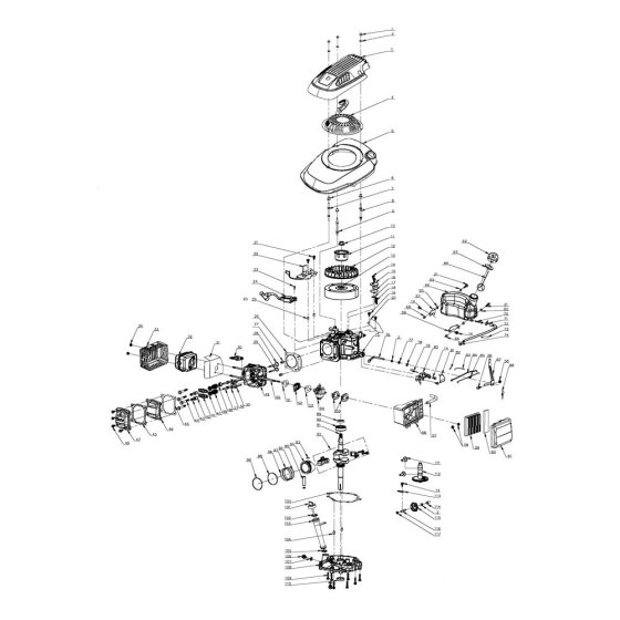 Engine Assembly for Harry LMG46P-B