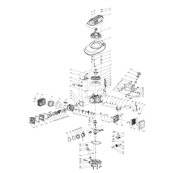 Engine Assembly for Harry LMG46S-B