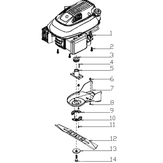 Blade Assembly for Harry Mower