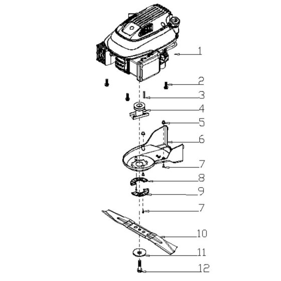 Blade Assembly for Harry Mower