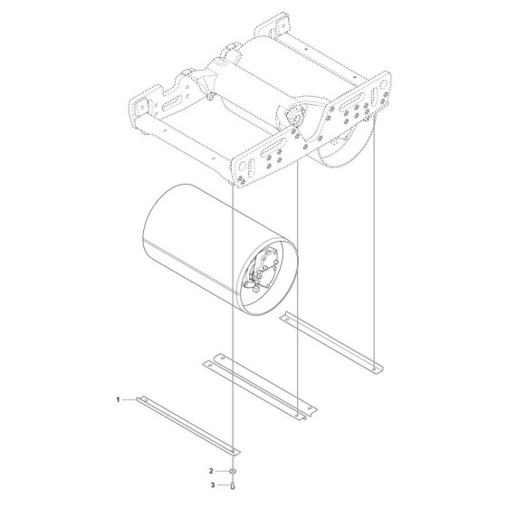 Scrapers for Husqvarna Roller