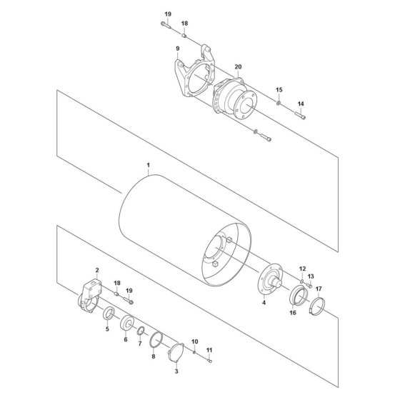 Drum Assembly for Husqvarna