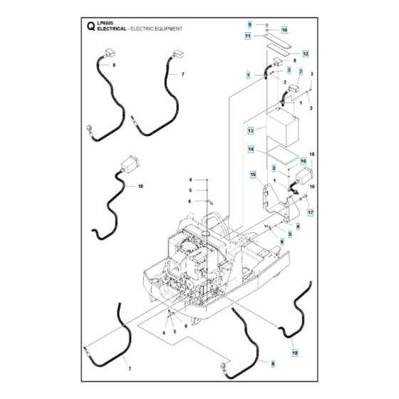 Electrical Assembly for Husqvarna