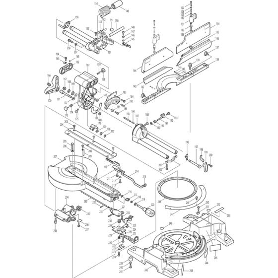 Stand Assembly for Makita LS1216L