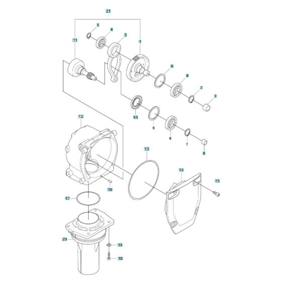 Transmission Assembly for LT 6005 H