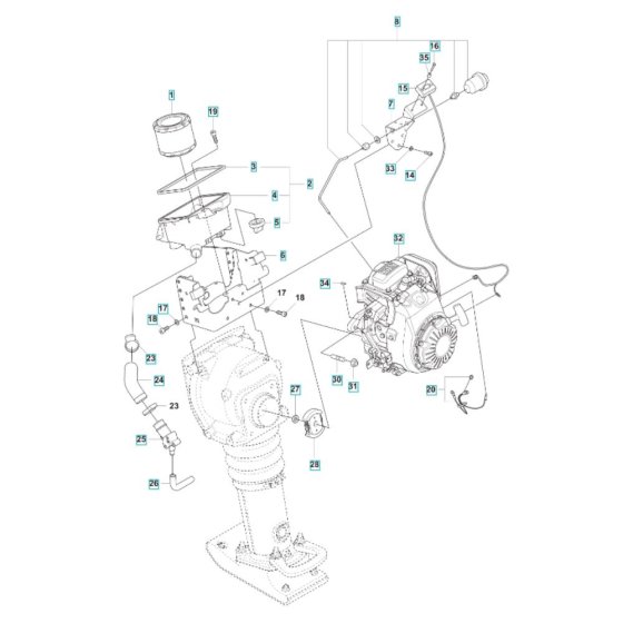 Engine Assembly for Husqvarna