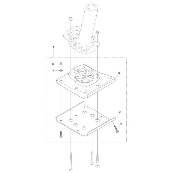 Foot 280mm Assembly