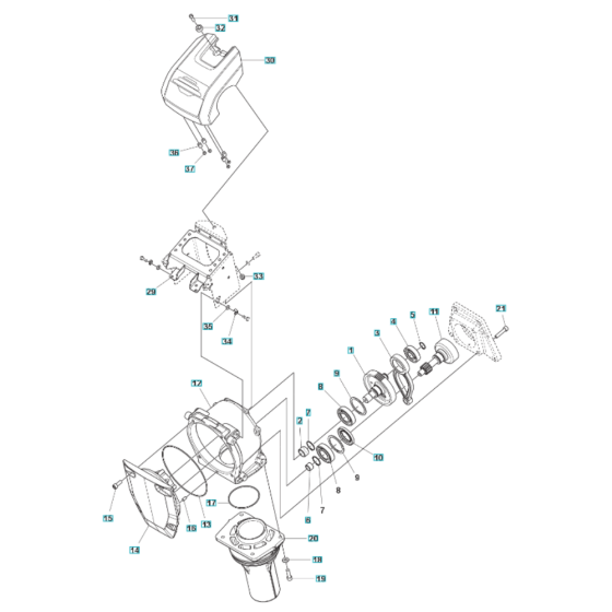 Transmission Assembly for LT 8005 II
