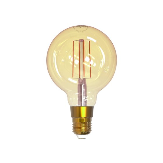 Wi-Fi LED ES (E27) 5.5W 470 lm Balloon Filament Dimmable Bulb (White)