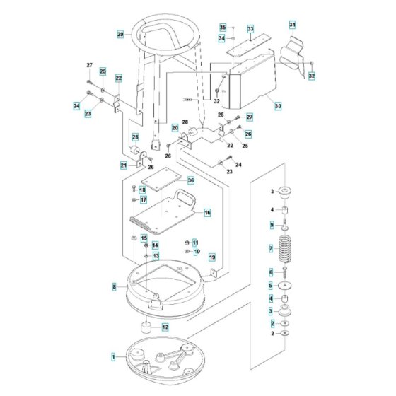 Base Plate Assembly for LX 90