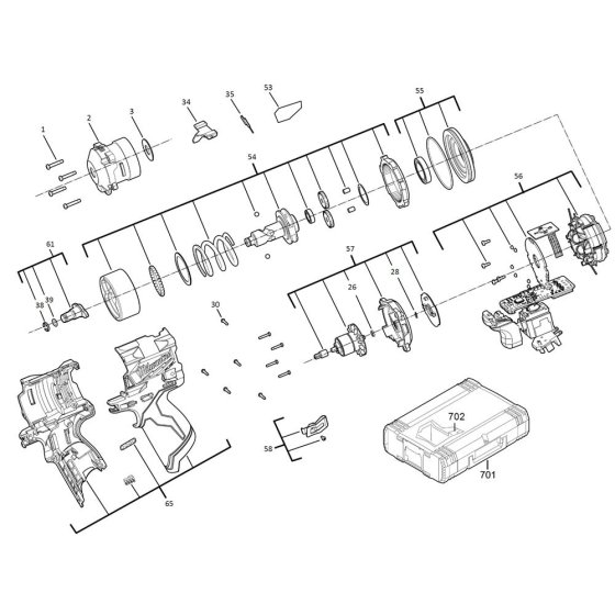 Milwaukee M12FIWF12 Assembly
