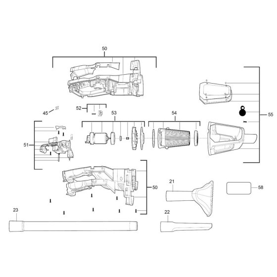 Milwaukee M12HV Dust Extractor