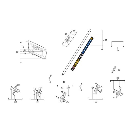 Milwaukee M18FOPH-CA Assembly
