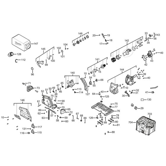 Milwaukee M18FPS55 Assembly