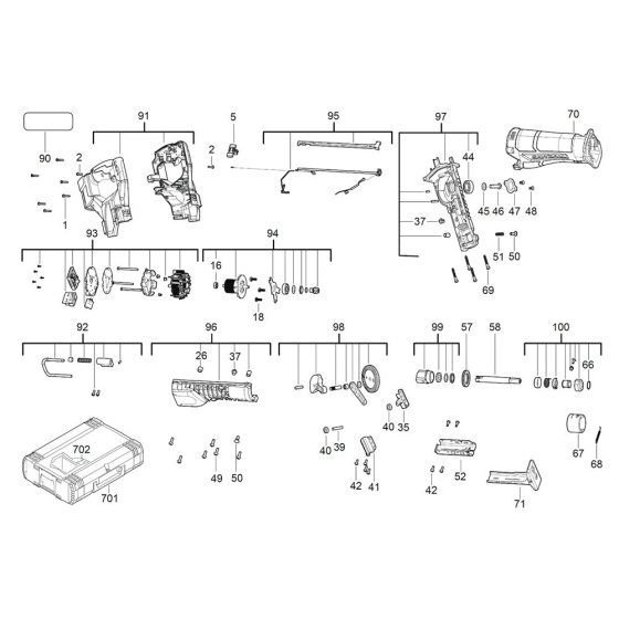 Milwaukee M18FSZ Assembly