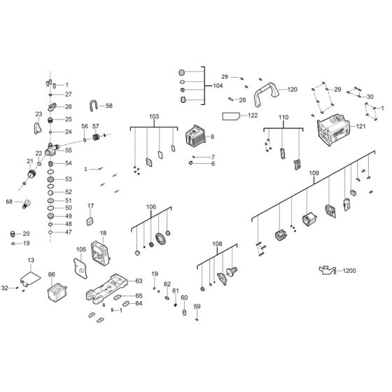 Milwaukee M18FVP5 Assembly
