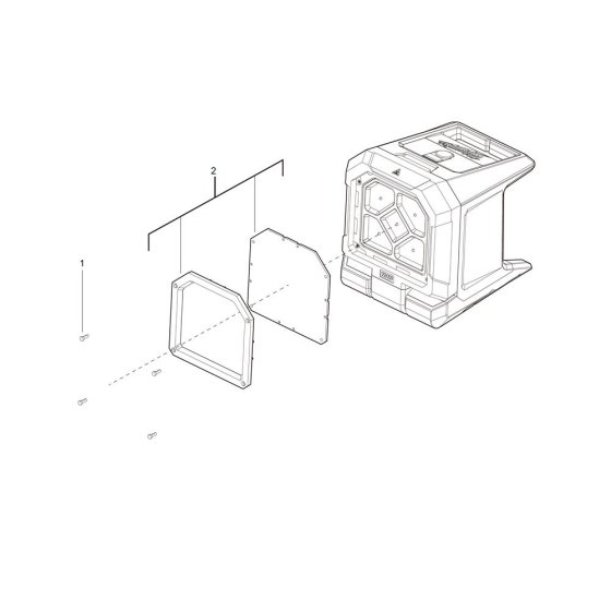 Milwaukee M18PAL Assembly