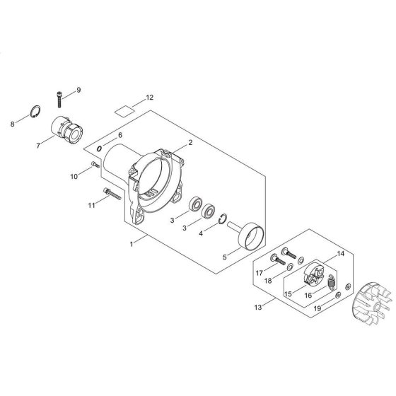 Clutch for Shindaiwa M2510