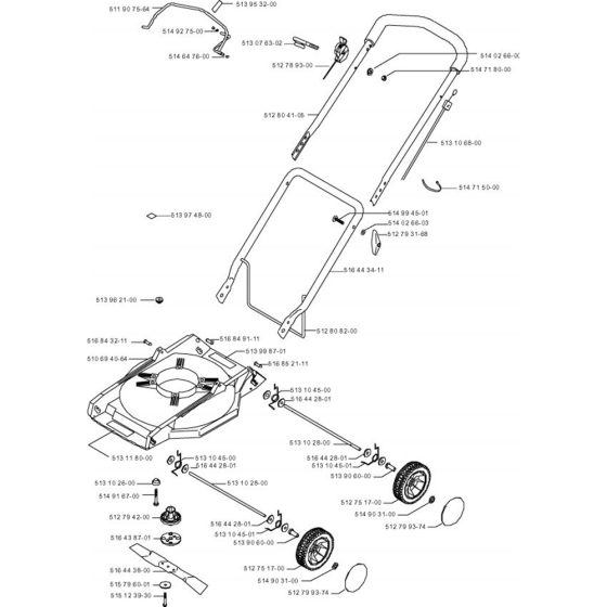 Assembly for Husqvarna M46