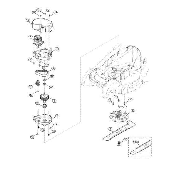 Engine & Blade Assembly