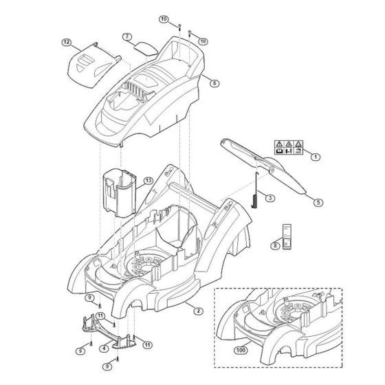 Housing Assembly for Stihl/Viking