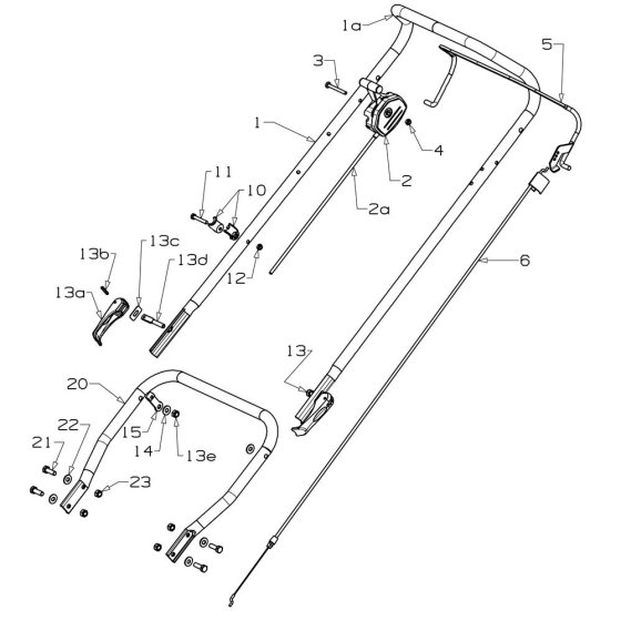Handle Assembly for Morrison Magnum