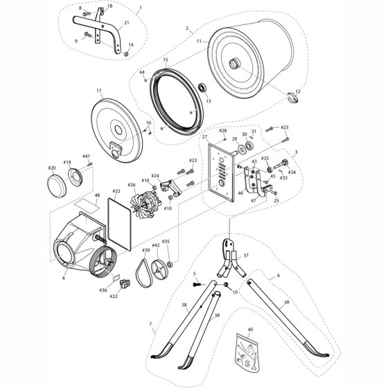 Main Assembly for Minimix60