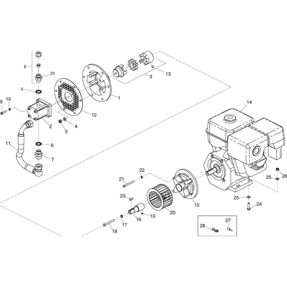 Pump and Motor Assembly