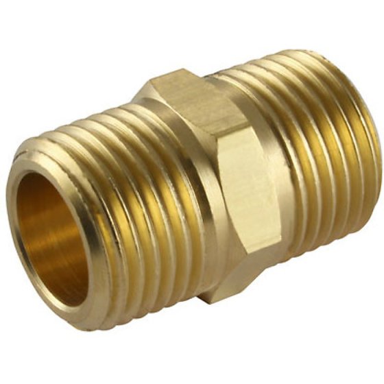 Brass Male Nipple Connectors