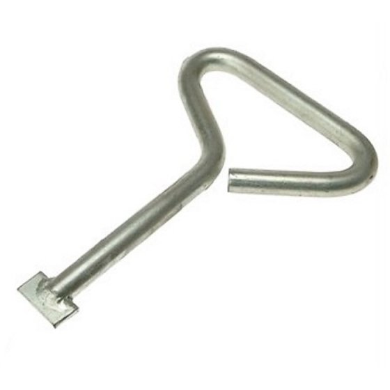 Steel Manhole Lifting Keys, 15mm Diam Steel Bar w/ Welded Key, 600mm