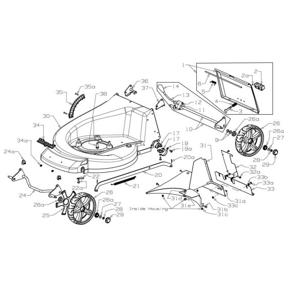 Deck Assembly for Masport Mower