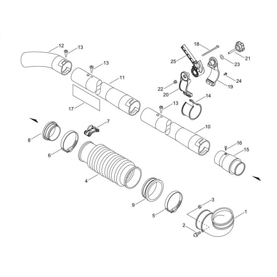 Pipe for ECHO MB-580