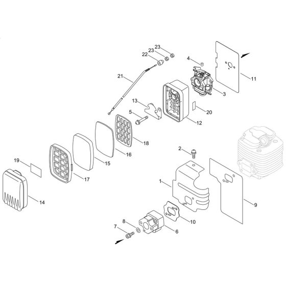 Air Cleaner & Carburettor