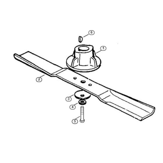 Engine and Blade for Viking MB 140