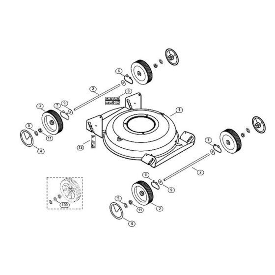 Housing, Chassis for Viking MB 2.1 R