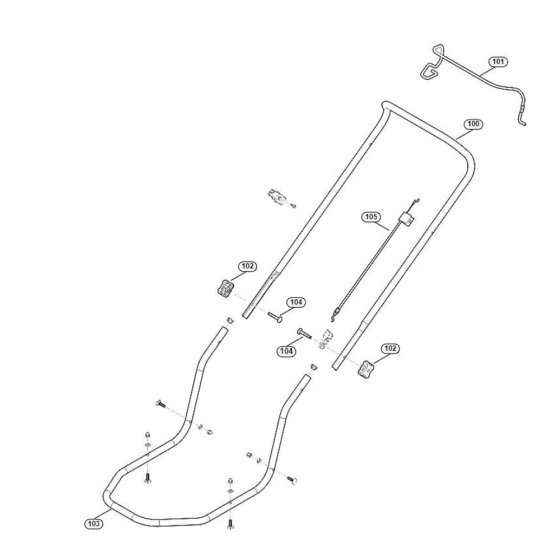 Handle-1 for Viking MB 2.2 R