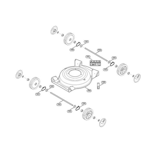 Housing Chassis for Viking Mowers